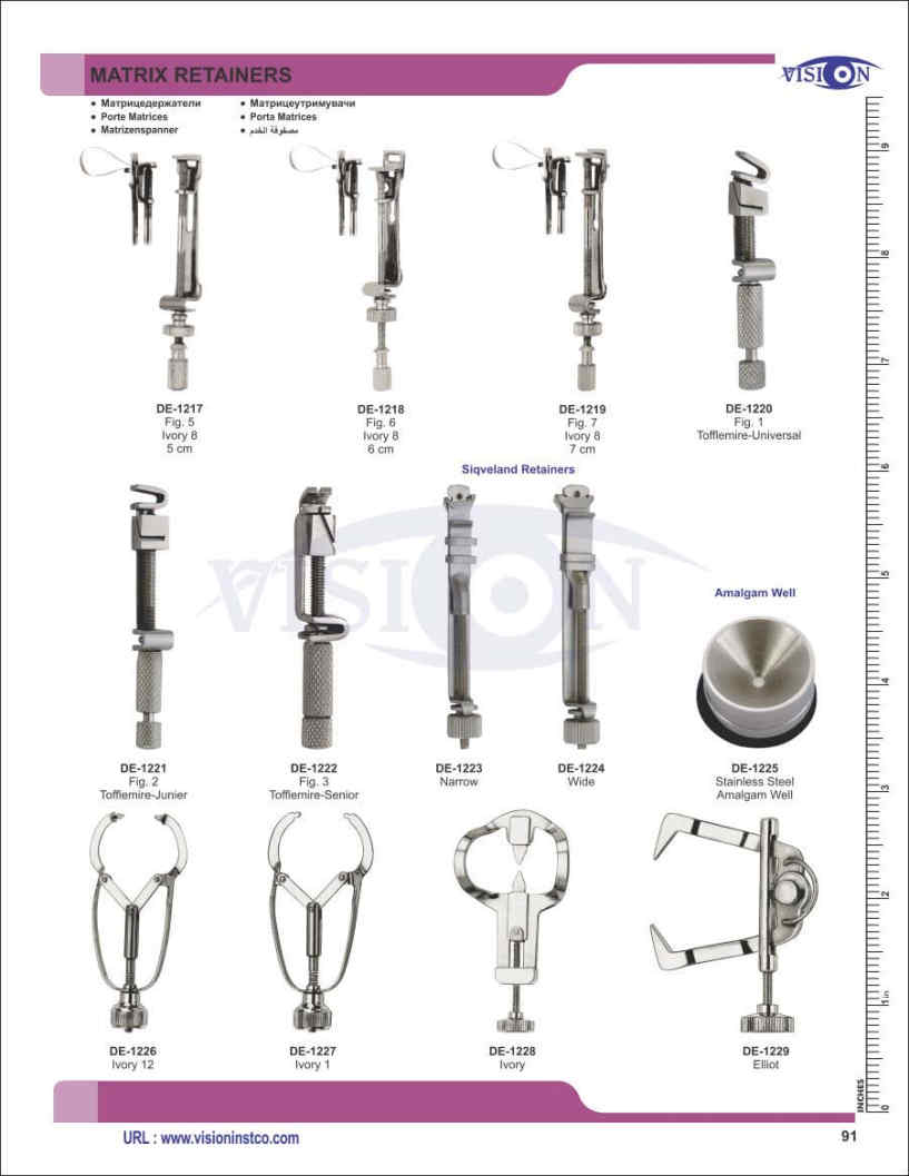 Vision Instruments Company Instruments